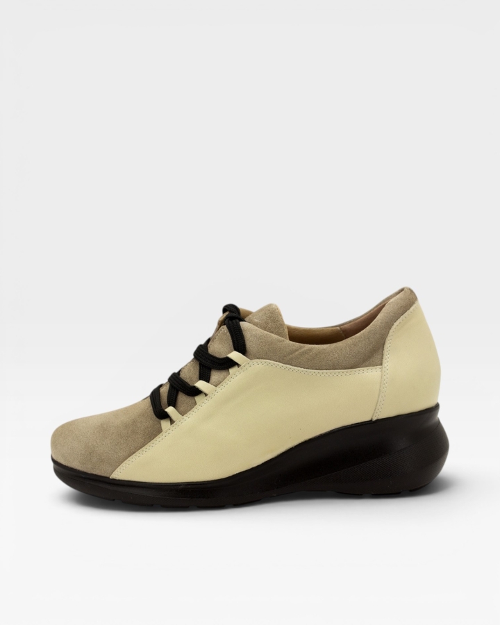 Zapato Cordón Ante Avena 225826