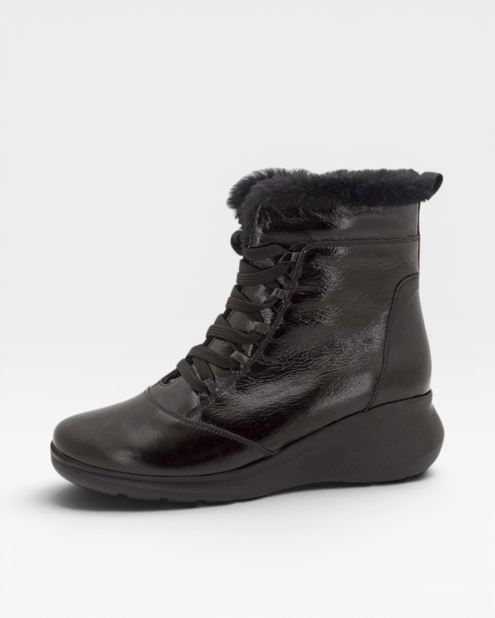 Botín Charol Negro 225856