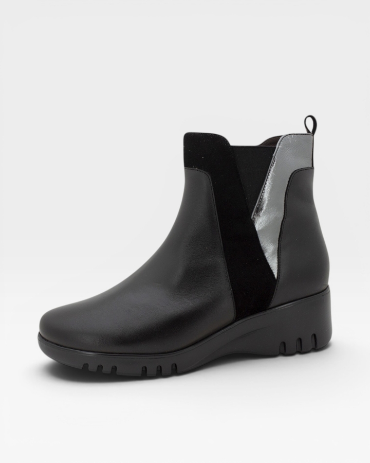 Botín Piel Negro 225907
