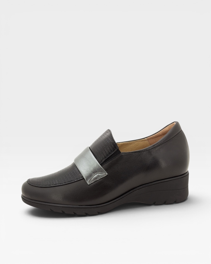 Mocasín Piel Negro 225958