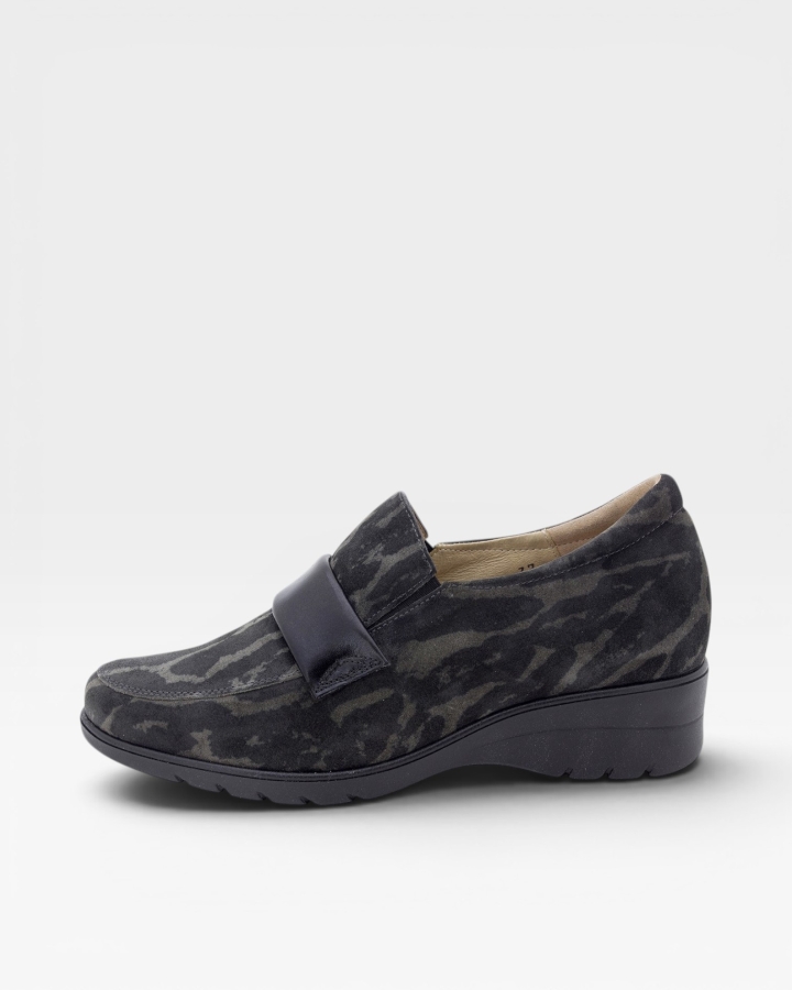 Mocasín Grabado Gris 225958