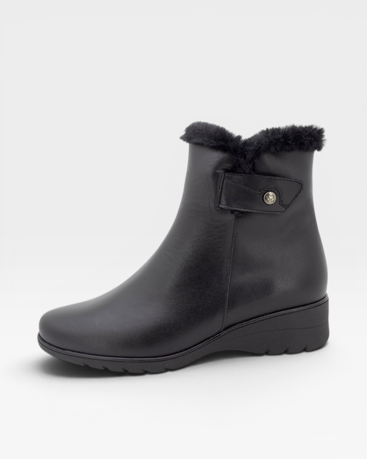 Botín Piel Negro 225974