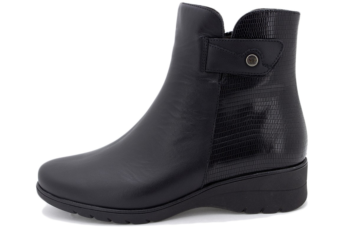 Botín Piel Negro 225974