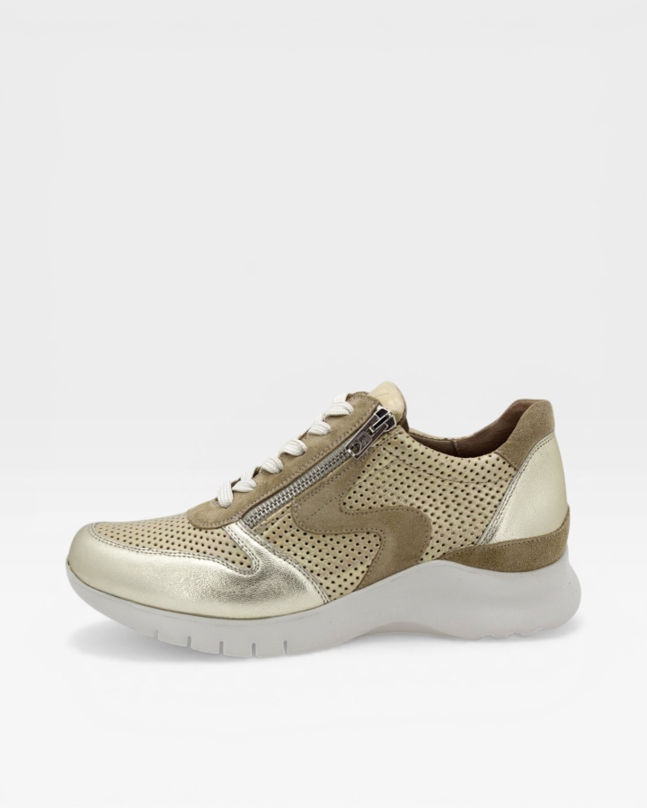 Sneaker Metal Platino 230708