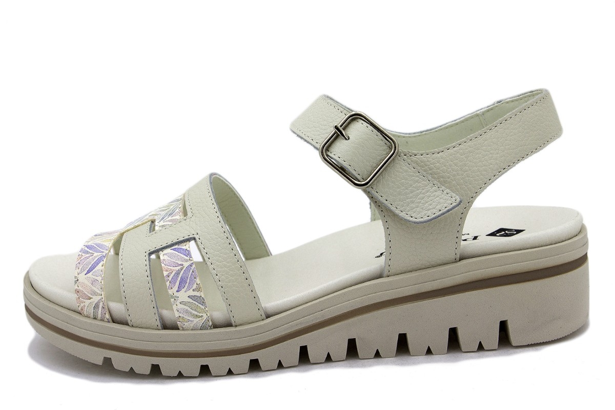 Sandalia Plantilla Extraíble Estampado Hielo 230777