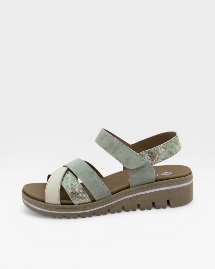 Sandalia Plantilla Extraíble Piel Hielo 230784