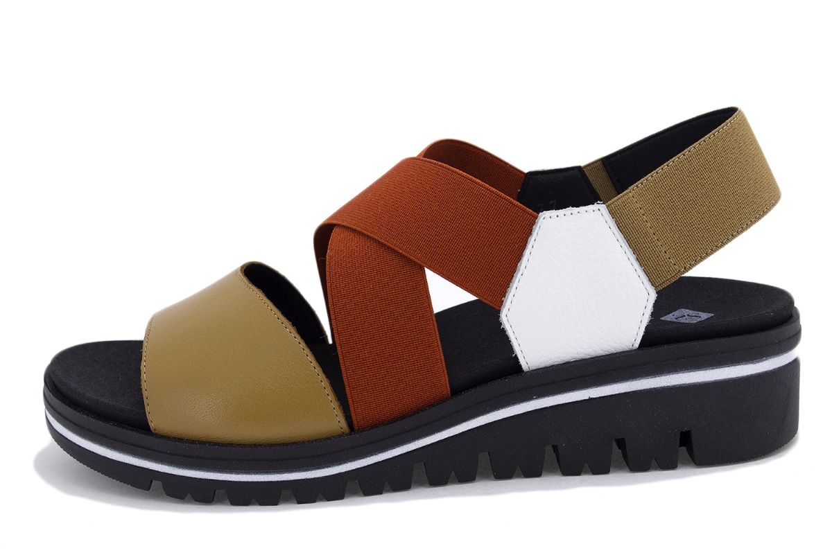 Sandalia Plantilla Extraíble Piel Tan 230787