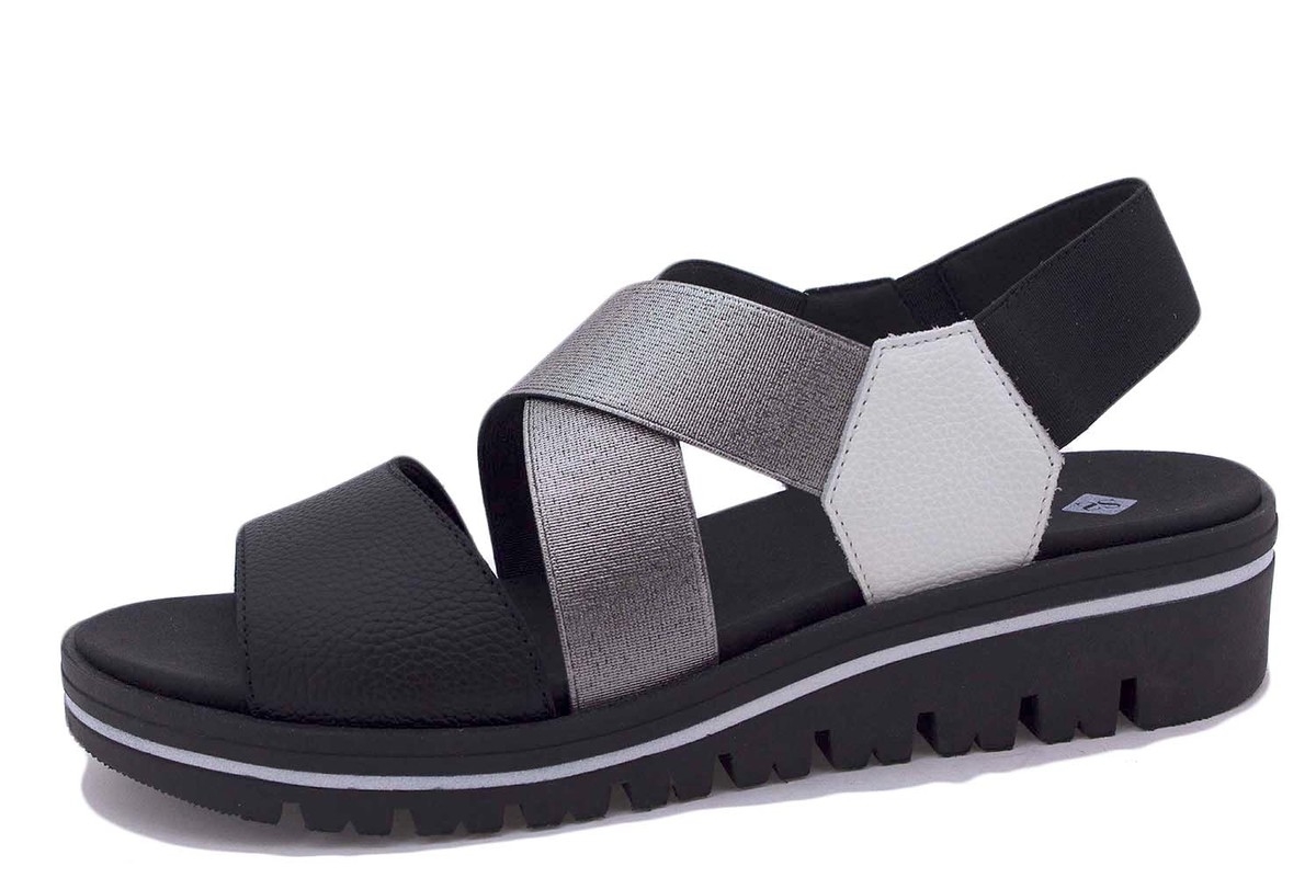Sandalia Plantilla Extraíble Piel Negro 230787