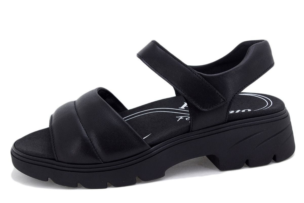 Sandalia Plantilla Extraíble Piel Negro 230864