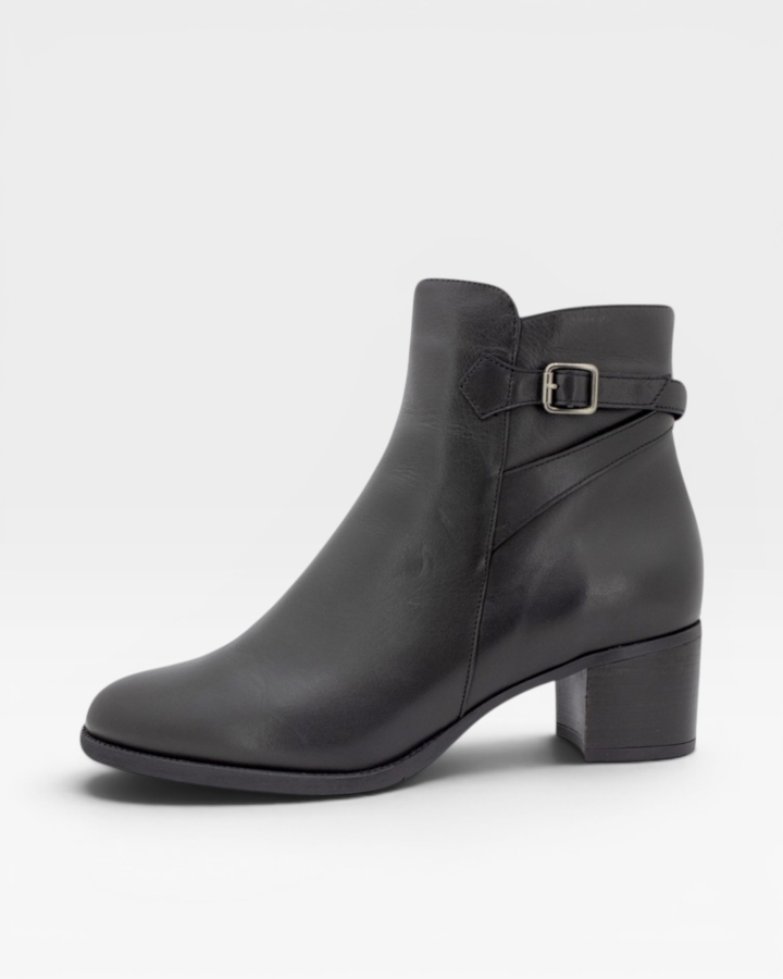 Botín Piel Negro 235446