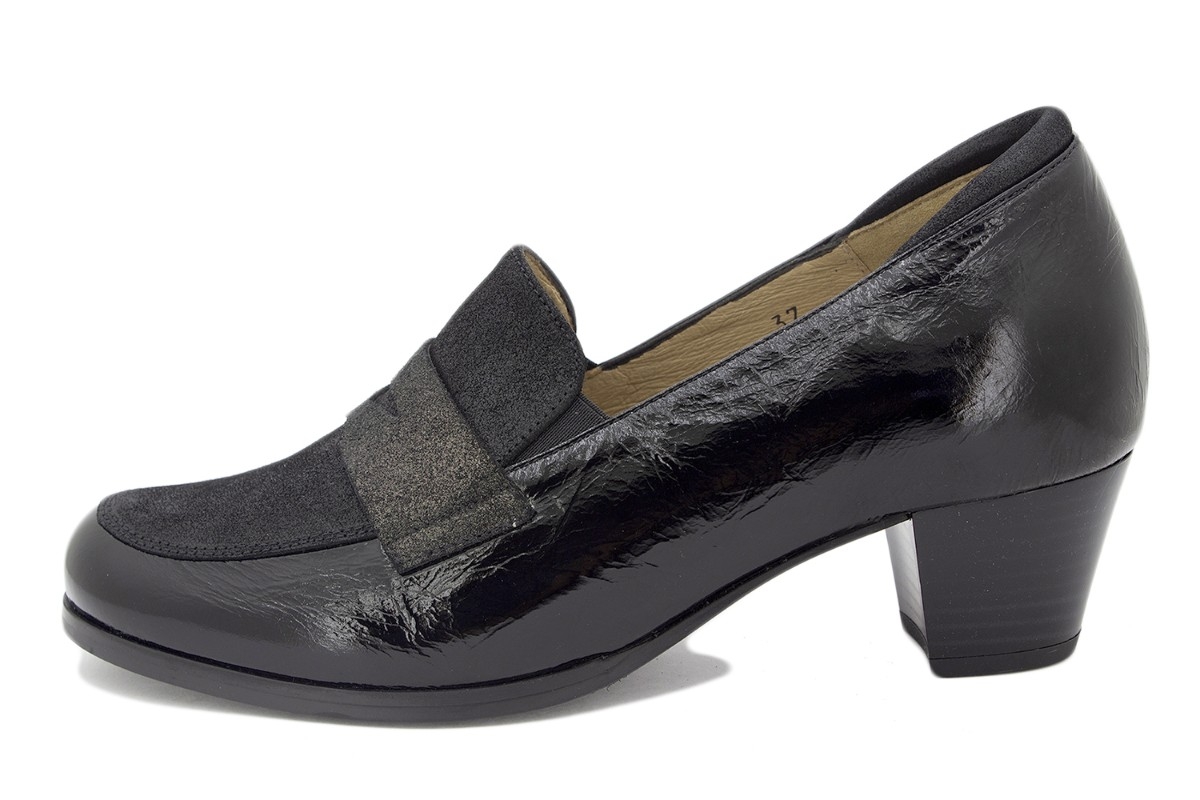 Mocasín Charol Negro 235477