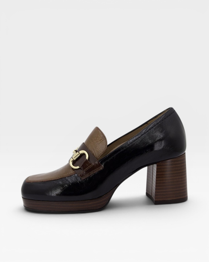 Mocasín Charol Negro 235496