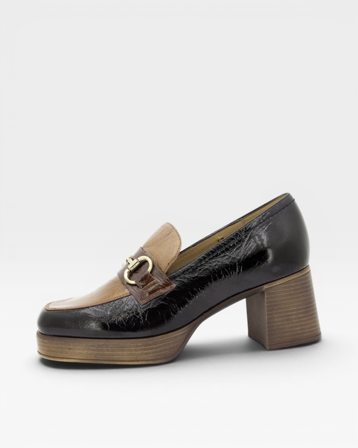 Mocasín Charol Negro 235496