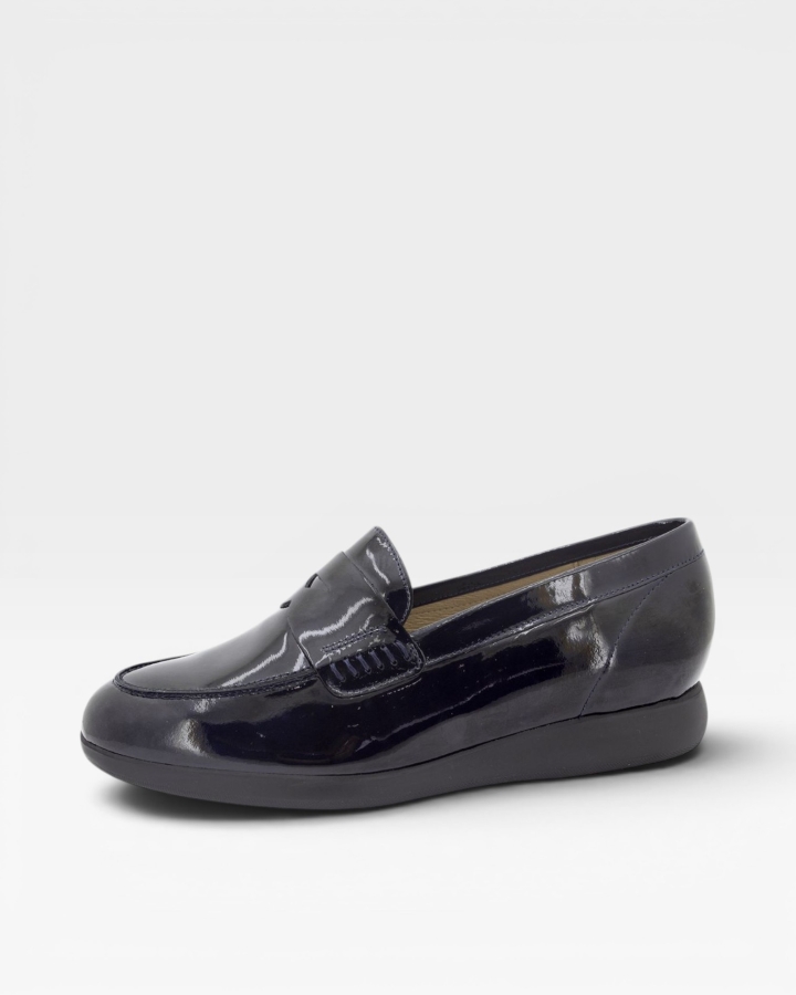 Mocasín Charol Marino 235544