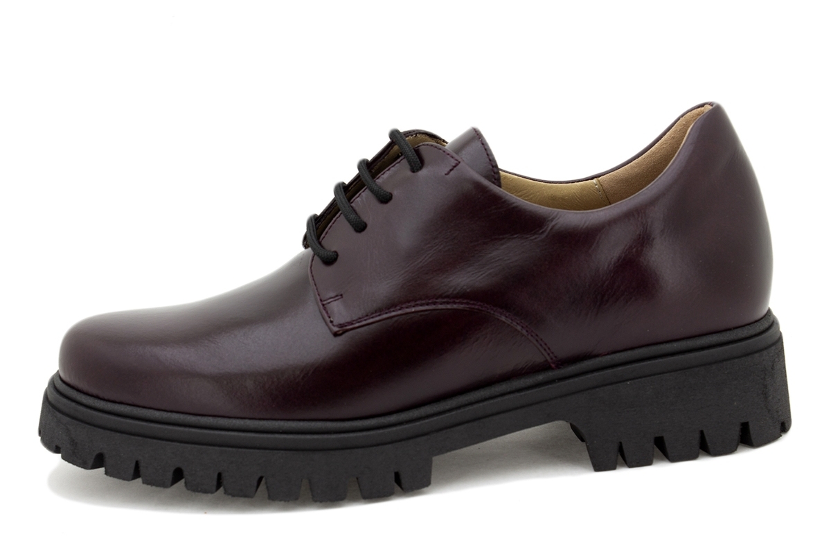 Zapato Cordón Piel Burdeos 235625