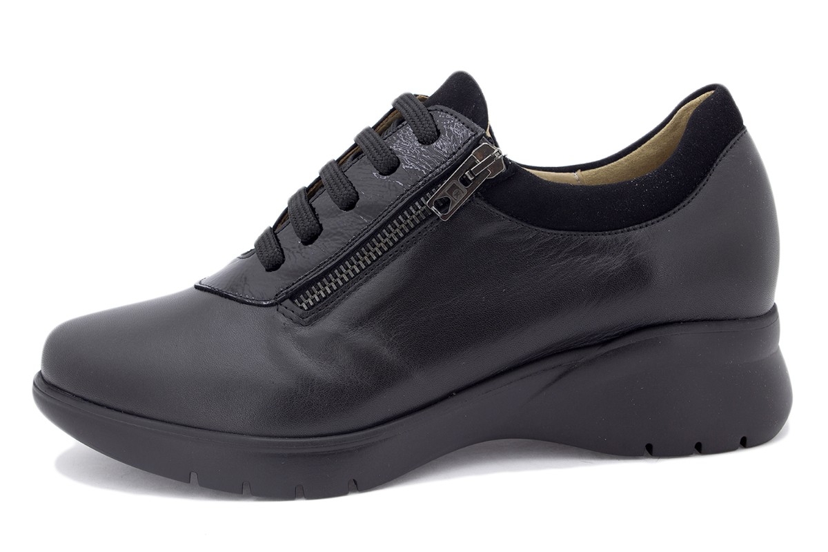 Zapato Cordón Piel Negro 235851