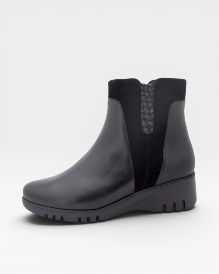 Botín Piel Negro 235902