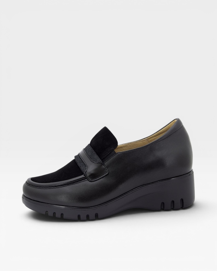 Mocasín Piel Negro 235929