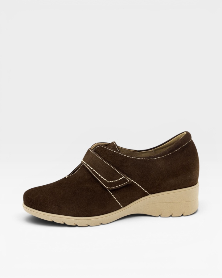 Zapato Tira Ajustable Ante Caoba 235956