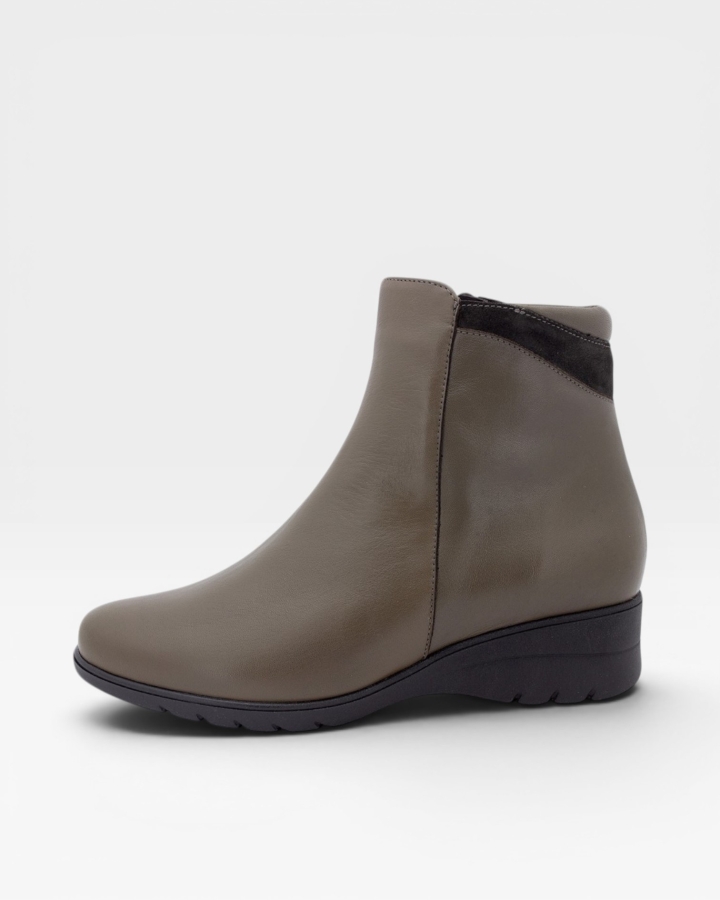 Botín Piel Topo 235973