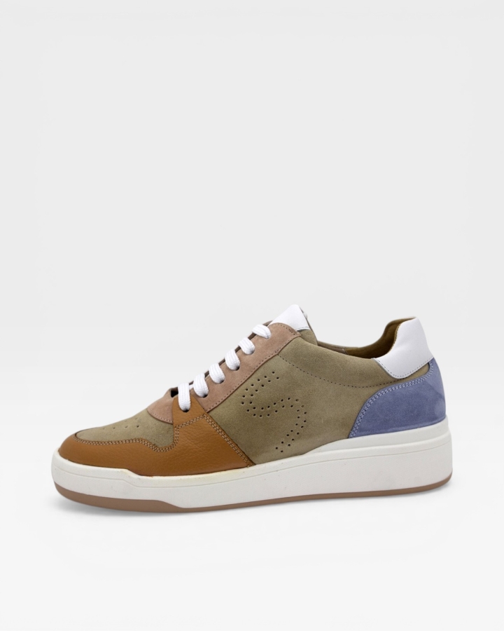 Sneaker Piel Naranja 240656