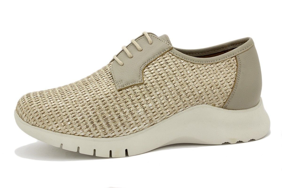 Sneaker Trenzado Visón 240716