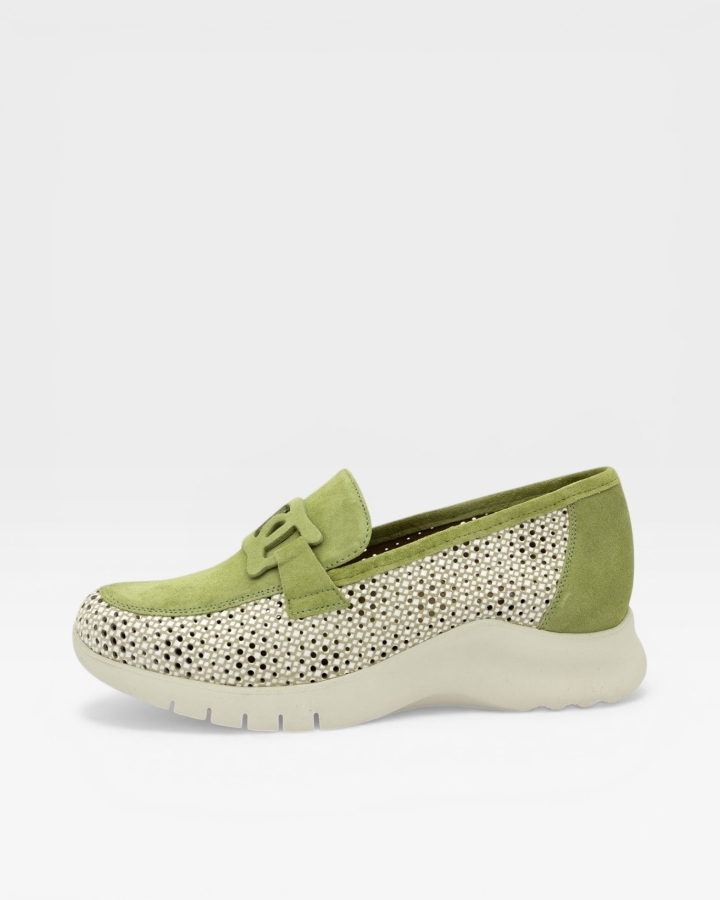 Mocasín Estampado Beig 240718