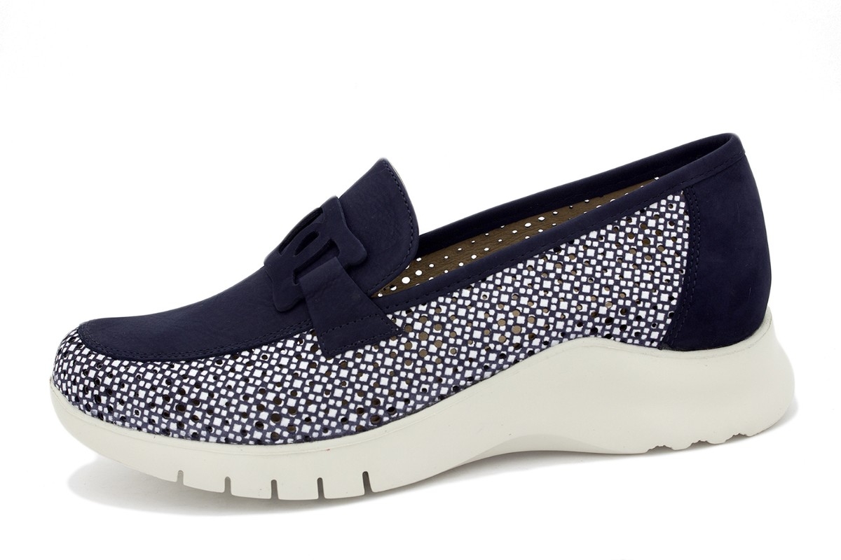 Mocasín Estampado Marino 240718