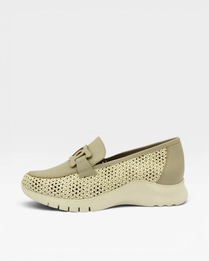 Mocasín Estampado Beig 240718