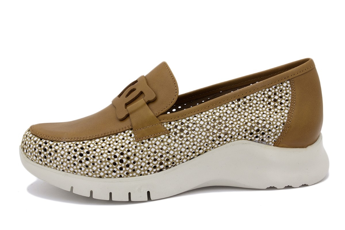 Mocasín Estampado Pecan 240718