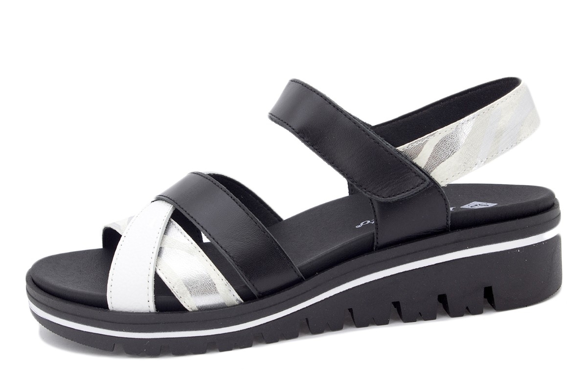 Sandalia Plantilla Extraíble Piel Blanco 240784