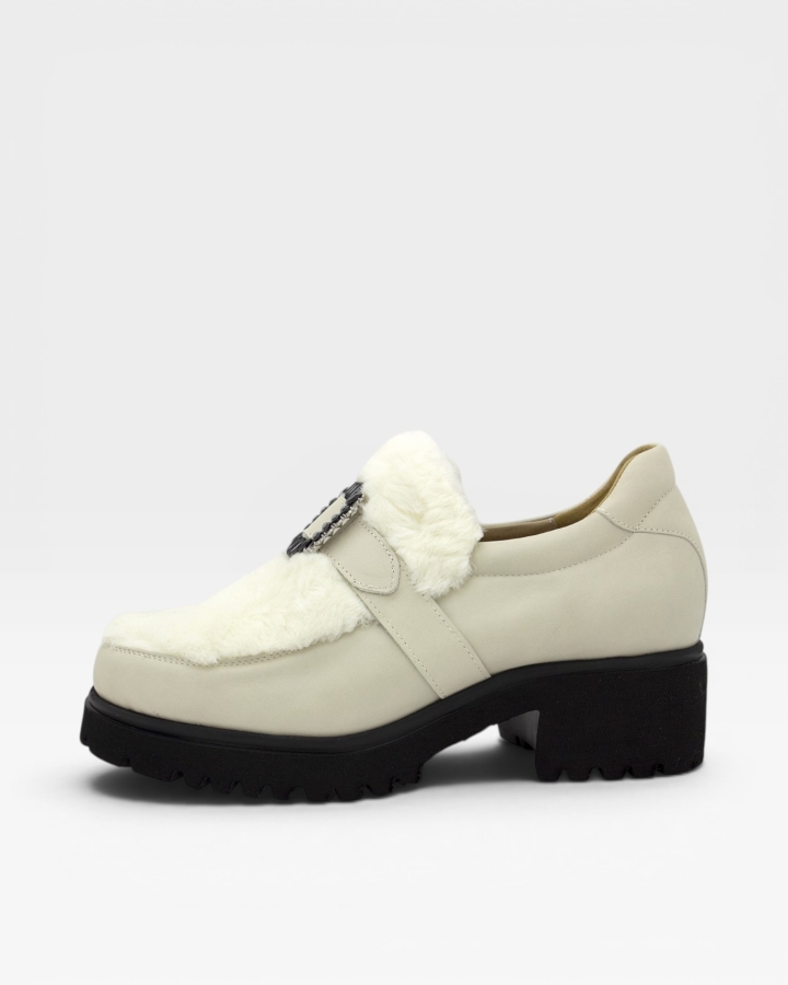 Mocasín Piel Tiza 245043