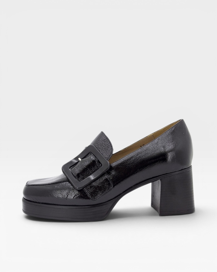 Mocasín Charol Negro 245495