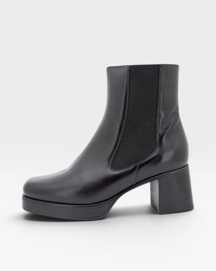 Botín Piel Negro 245505
