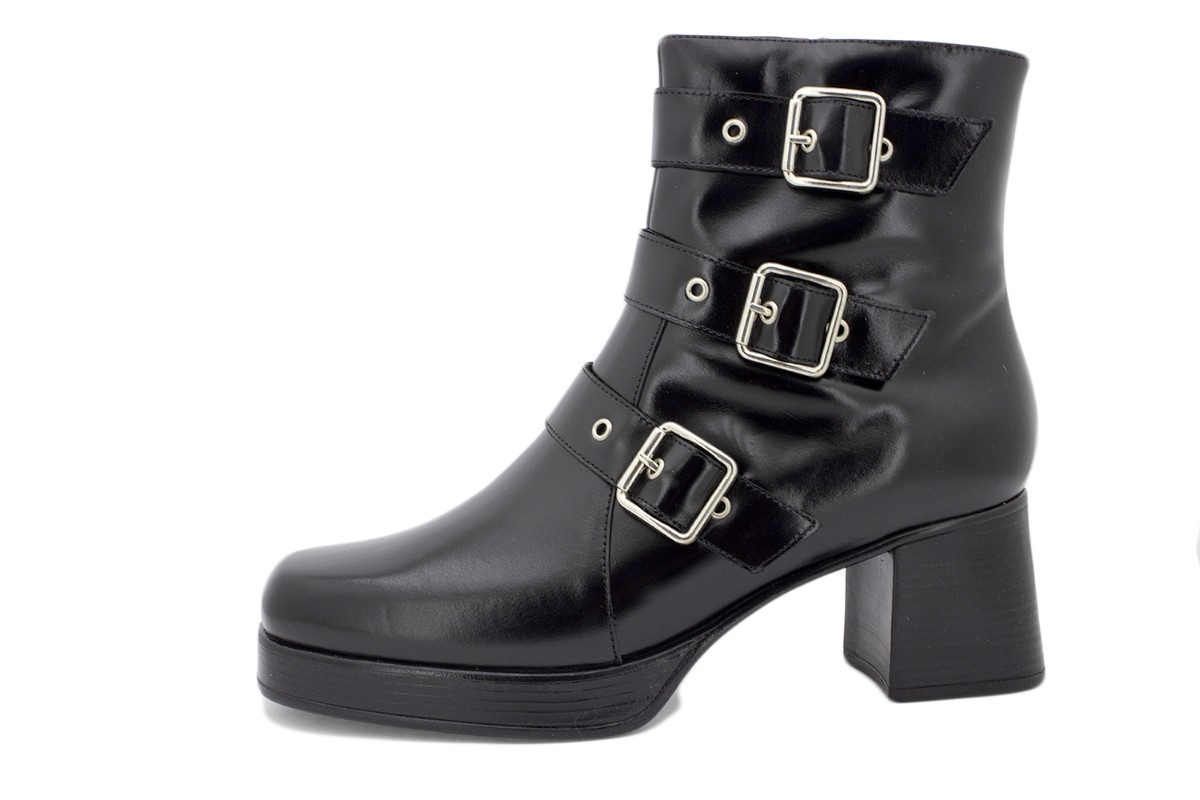 Botín Piel Negro 245507