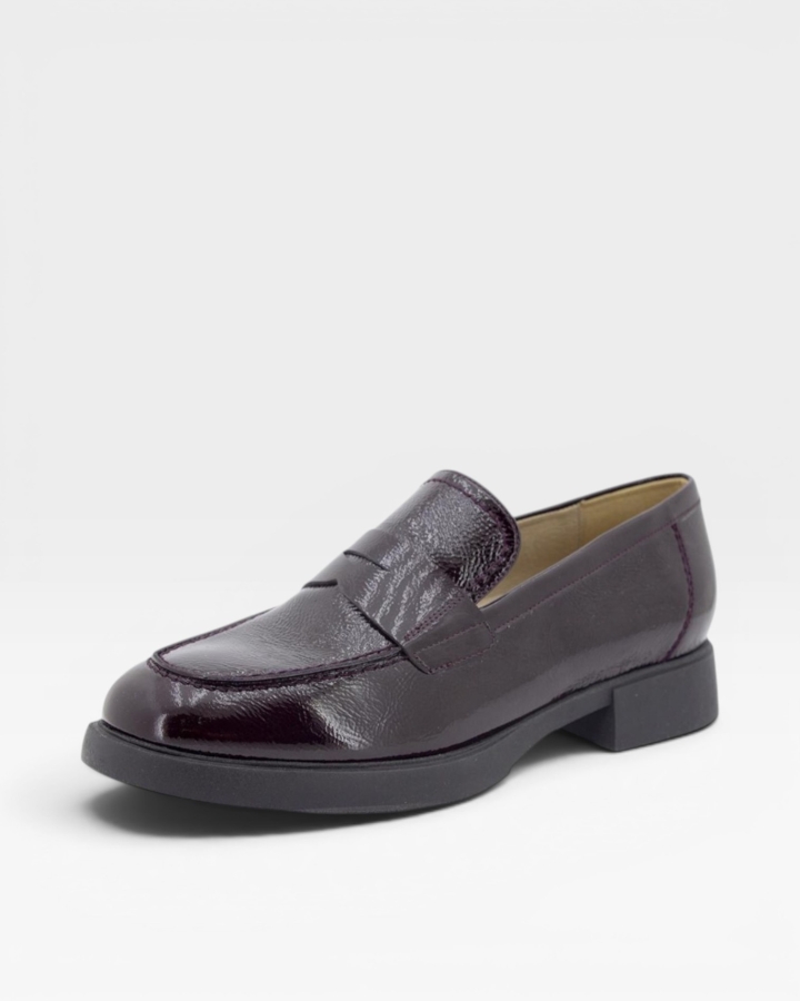 Mocasín Charol Burdeos 245544