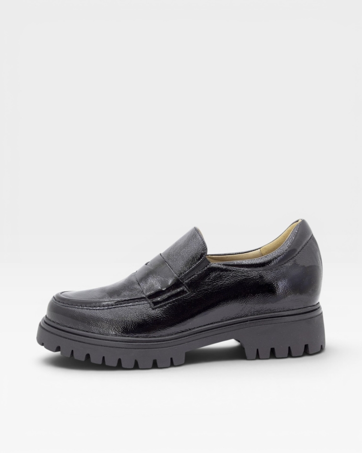 Mocasín Charol Negro 245629