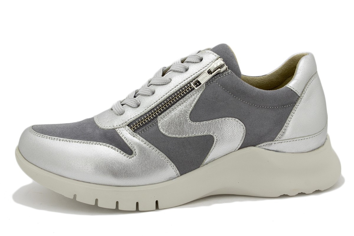 Sneaker Metal Plata 245705
