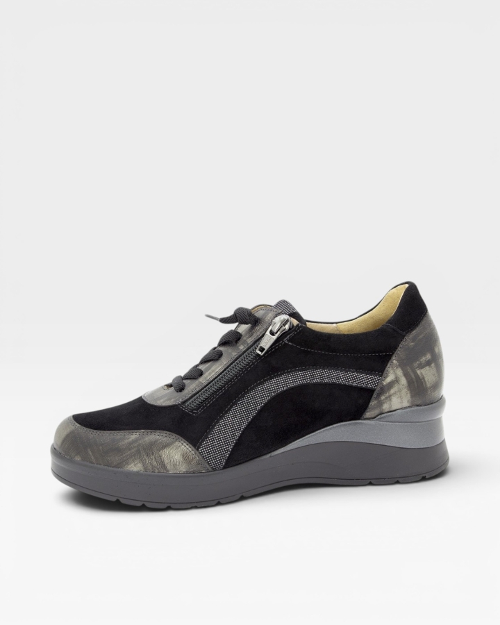 Zapato Cordón Metal Grafito 245751
