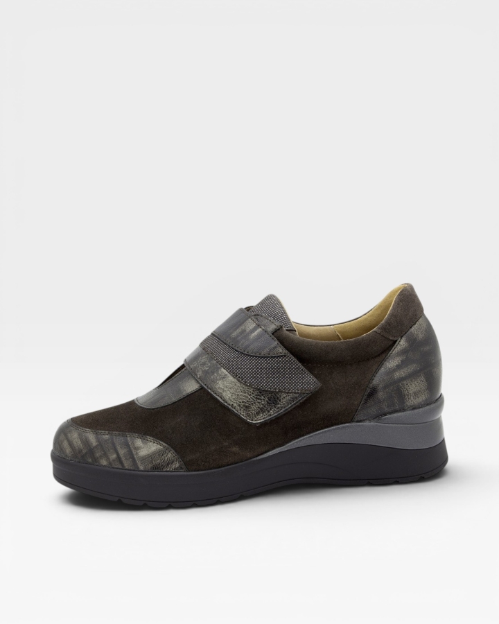 Zapato Tira Ajustable Metal Grafito 245752