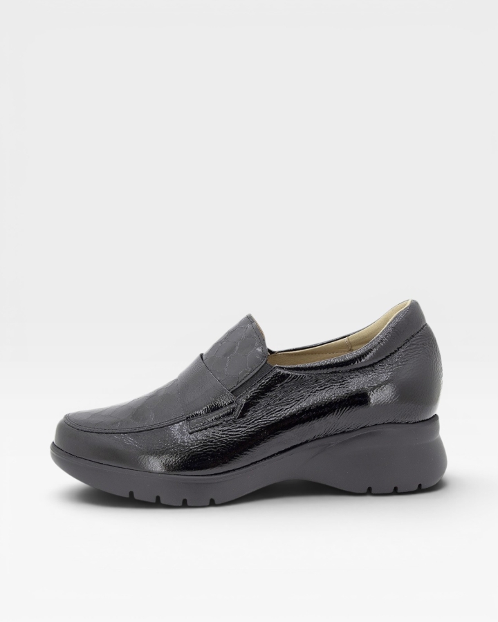 Mocasín Charol Negro 245854