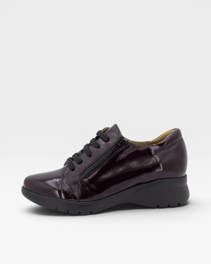 Zapato Cordón Charol Burdeos 245855
