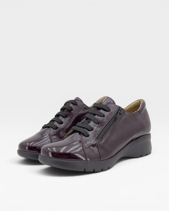 Zapato Cordón Charol Burdeos 245855