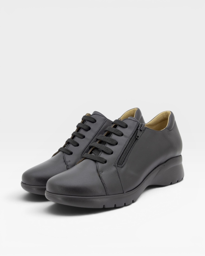 Zapato Cordón Piel Negro 245855