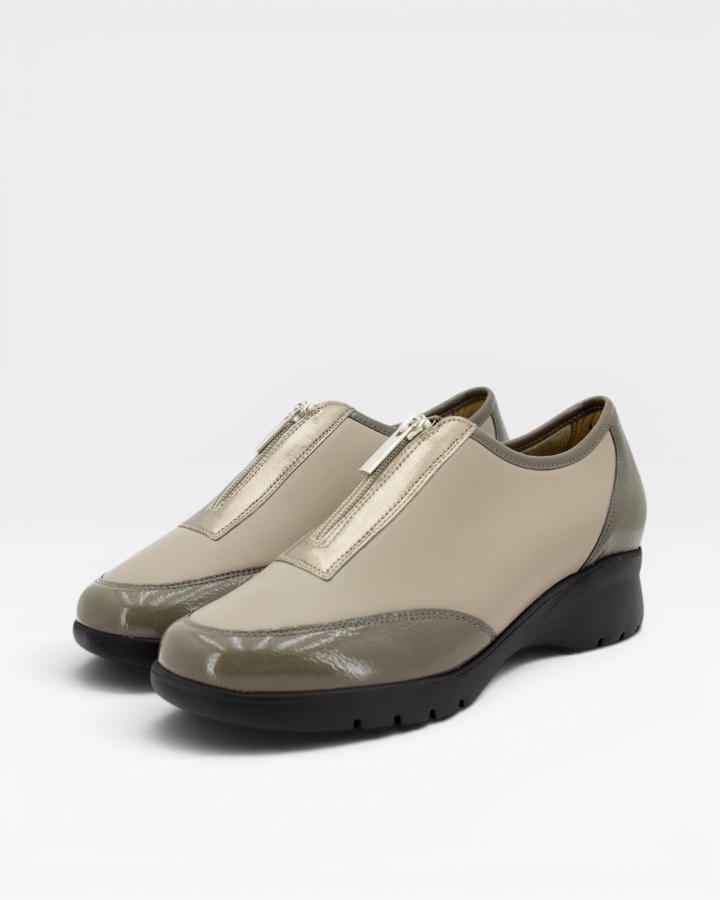 Abotinado Charol Taupe 245859