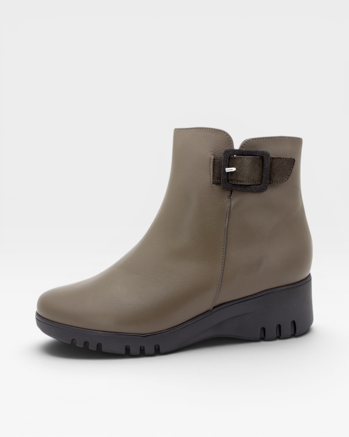Botín Piel Topo 245908