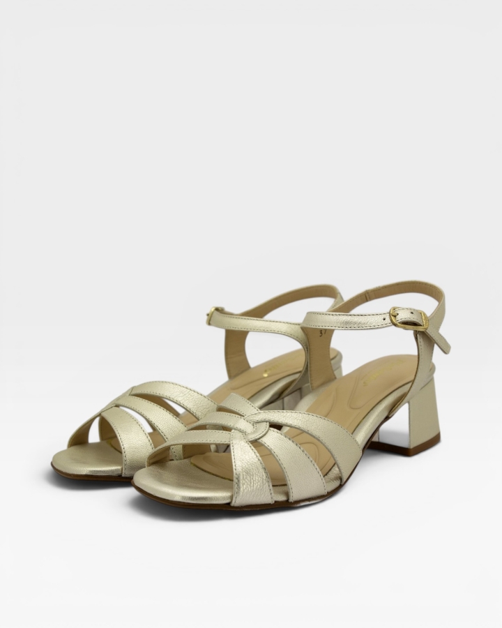 Sandalia Tacón Metal Cava 250277