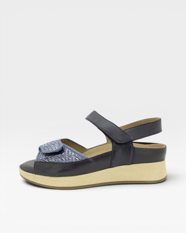 Sandalia Plantilla Extraíble Trenzado Jeans 250402