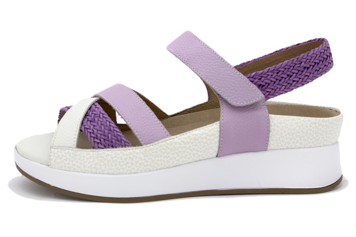 Sandalia Plantilla Extraíble Piel Blanco 250424