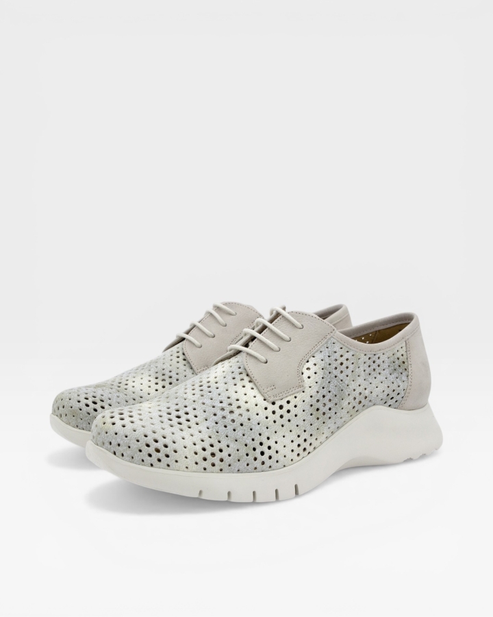 Zapato Cordón Piel Salvia 250715